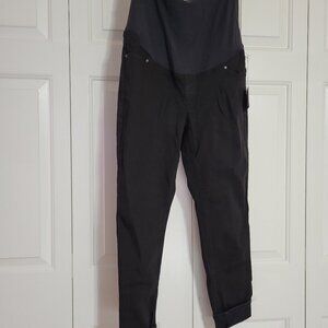 Ingrid & Isabel Skinny Jeans crossover Panel Black Size 31 NWT